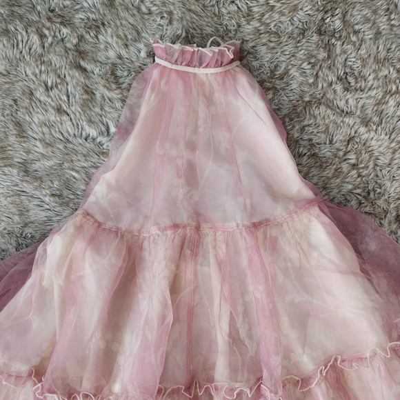 Free People Sweet Serenade Mini Dress Bubblegum Combo Pink Women's Size Medium - Picture 5 of 15